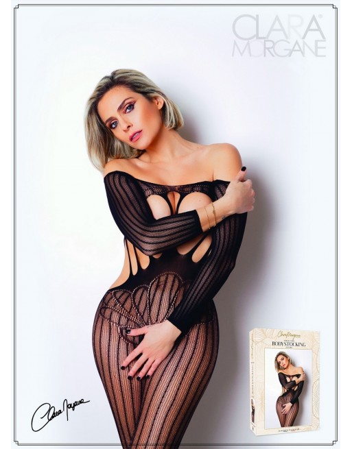 Bodystocking manches longues seins nus - Le Numéro 5 - Collection Bodystocking - CM99005 Bodystocking manches longues seins nus - Le Numéro 5 - Collection Bodystocking - CM99005