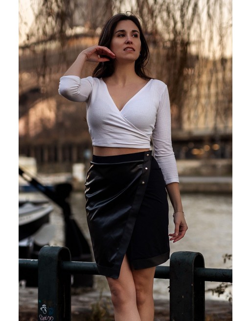 Jupe longue noire Frida - LSL2-LBLK Jupe longue noire Frida - LSL2-LBLK