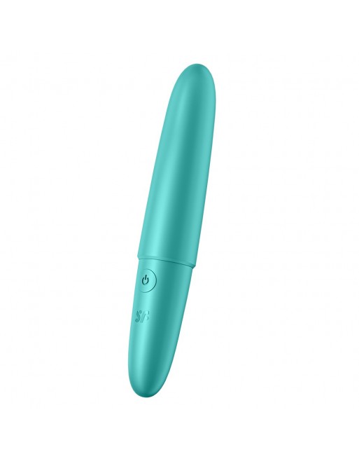 Vibromasseur turquoise USB Ultra Power Bullet 6 Satisfyer - CC597741 Vibromasseur turquoise USB Ultra Power Bullet 6 Satisfyer - CC597741