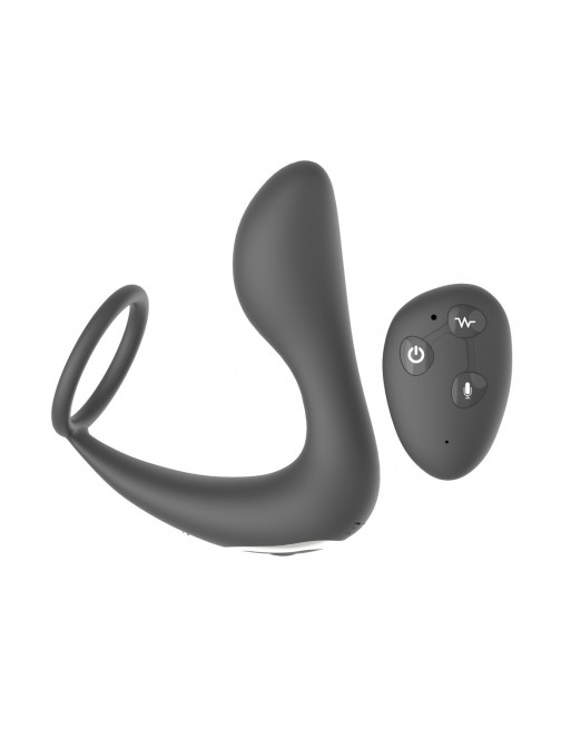 Stimulateur de prostate télécommandé avec micro décharge électrique et avec option commande vocale JUNO - WS-NV526 Stimulateur de prostate télécommandé avec micro décharge électrique et avec option commande vocale JUNO - WS-NV526
