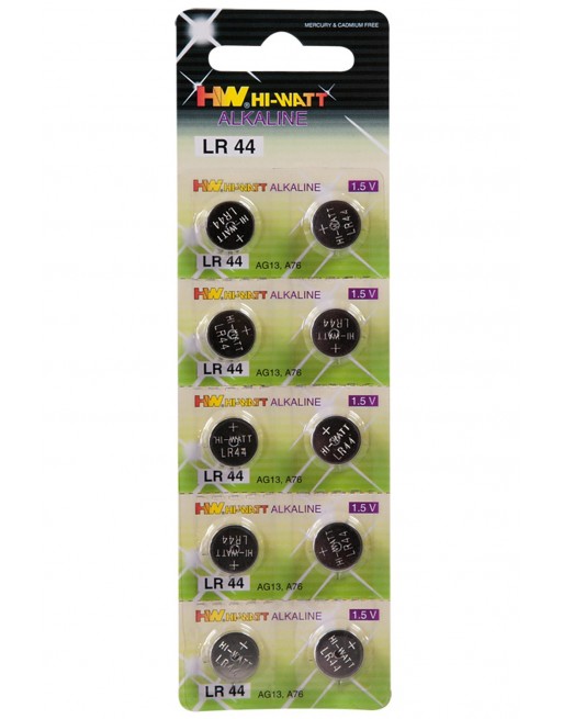 Boîte de 10 piles LR44 - FS740519 Boîte de 10 piles LR44 - FS740519