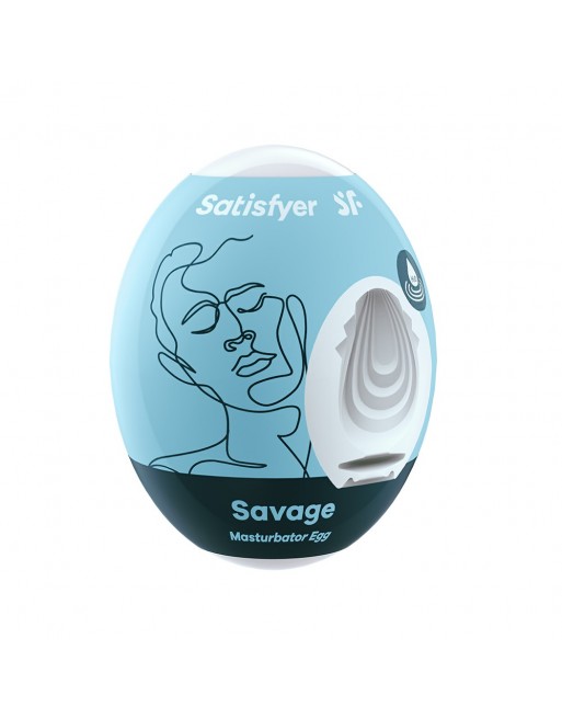 Oeuf masturbateur flexible Savage Satisfyer - CC597415 Oeuf masturbateur flexible Savage Satisfyer - CC597415