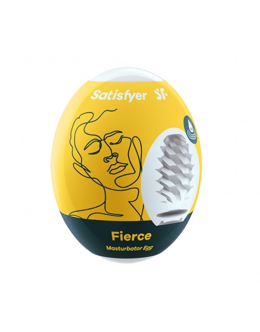 Oeuf masturbateur flexible Fierce Satisfyer - CC597422 Oeuf masturbateur flexible Fierce Satisfyer - CC597422