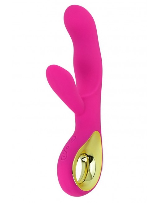 Vibromasseur rabbit USB rose point G - CR-VA015 Vibromasseur rabbit USB rose point G - CR-VA015