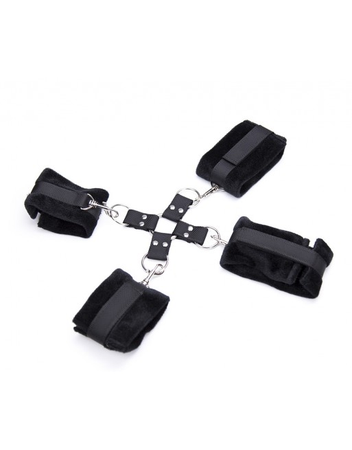 Menottes attache en croix pour mains et pieds Dreamy Fetish - 252400145 Menottes attache en croix pour mains et pieds Dreamy Fetish - 252400145