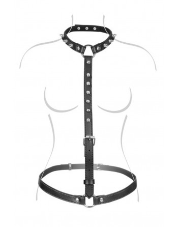Harnais buste avec pointes picots Fetish Tentation - CC570410