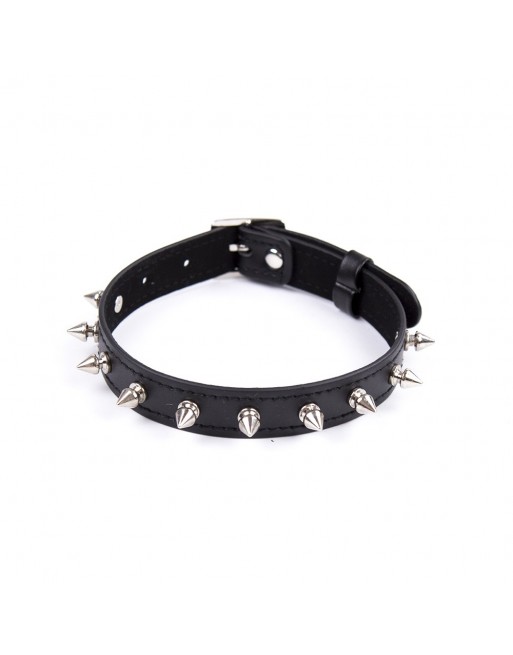 Collier réglable avec rivets en métal - 262402081 Collier réglable avec rivets en métal - 262402081