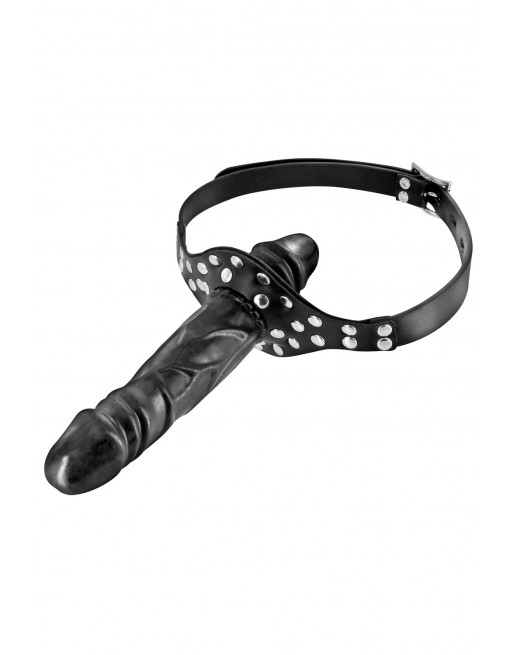 Bâillon double gode noir - CC6060300010 Bâillon double gode noir - CC6060300010