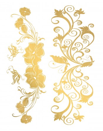 Tatouage éphémère - Effet or  - TAGold 4