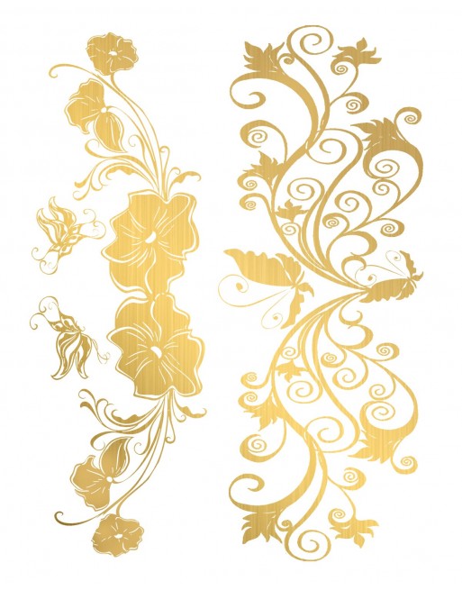 Tatouage éphémère - Effet or - TAGold 4 Tatouage éphémère - Effet or - TAGold 4