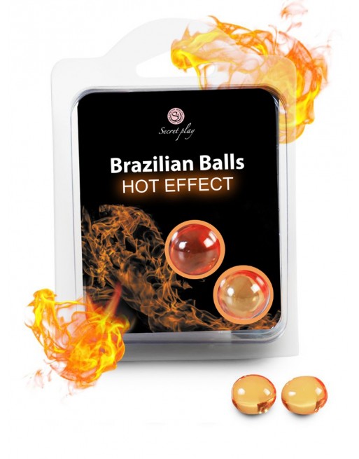Boules de massage Brésiliennes effet chaleur - BZ5754 Boules de massage Brésiliennes effet chaleur - BZ5754