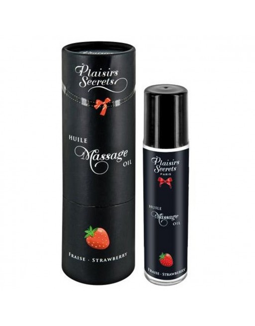 Huile de massage comestible fraise 59ml - CC826007 Huile de massage comestible fraise 59ml - CC826007