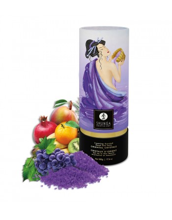 Sel de la mer morte aromatisé et moussant Fruits Exotiques  500 gr Shunga - CC7522