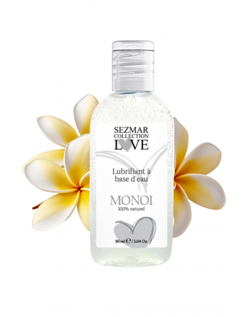 Lubrifiant à base d'eau 100% naturel Monoï 90 ml