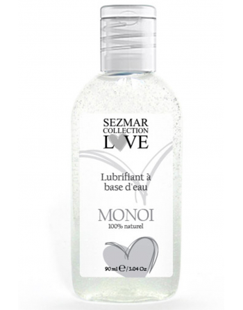 Lubrifiant à base d'eau 100% naturel Monoï 90 ml