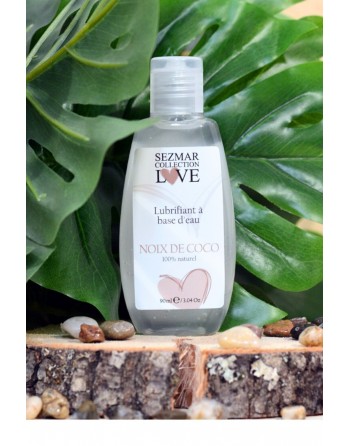 Lubrifiant à base d'eau 100% naturel Noix de Coco 90 ml