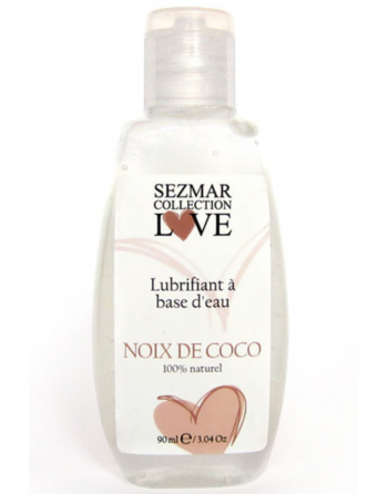 Lubrifiant à base d'eau 100% naturel Noix de Coco 90 ml