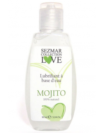 Lubrifiant à base d'eau 100% naturel Mojito 90 ml