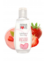 Lubrifiant à base d'eau 100% naturel Mousse fraise 90 ml