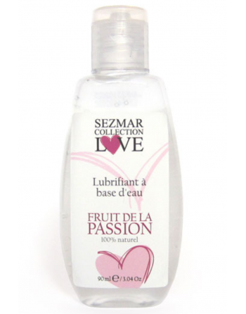 Lubrifiant à base d'eau 100% naturel Fruit de la passion 90ml
