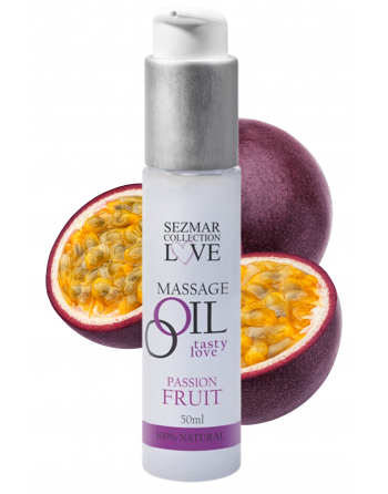 Huile de massage comestible Fruit de la passion 50ml