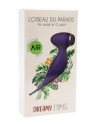 Oiseau du Paradis - Vibromasseur 2 en 1 avec vibration clitoridienne par membrane et embout stimulateur rouge