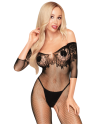 Bodystocking ouvert à l'entrejambe Noir High Profile Penthouse